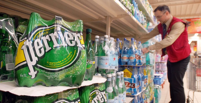 Nestle's San Pellegrino, Perrier And Vittel Water As Company Announces Decreased Earnings