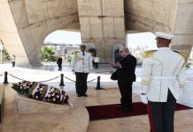 63e anniversaire du recouvrement de la souveraineté nationale : le président de la République se recueille à la mémoire des martyrs de la Révolution