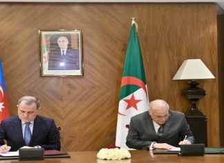 Attaf reçoit à Alger son homologue Azerbaïdjanais