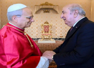 Commémoration du 1er Novembre: le président de la République reçoit les vœux du pape du Vatican Léon XIV