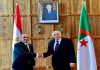 Attaf reçoit son homologue de la République arabe d’Égypte